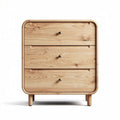 Commode en bois naturel avec trois tiroirs dimensions 60 x 40 x 80cm