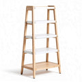 Étagère en bois et plastique blanche pour rangement intérieur 100 x 50 x 150cm