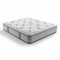 Matelas en mousse de polyuréthane gris 190 x 90 x 20 cm pour lit simple